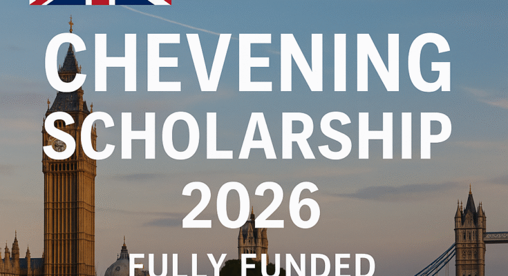 UK Government Chevening Scholarship 2026 (Fully Funded)